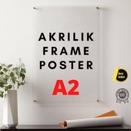 ACRYLIC POSTER A2 BENING WALL DISPLAY/ ACRYLIC FRAME Photo FRAME