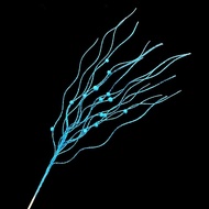 1pc 2025 Happy New Year 43CM Red Glittered Berry Branches for Home New Year Party Decor Supplies