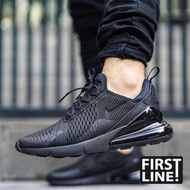 Nike Air Max 270 All Black Male Female Running Shoes Sports Leisure Training Max270 Jogging Shoes