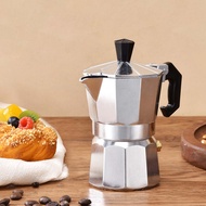 MN Moka Pot Stainless Steel Expresso And Coffee Maker Stovetop Classic Italian Coffee Brewing Cafete