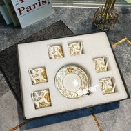 European Style 12 Piece Espresso Cup/plate Personalized and Simple Home Office Afternoon Tea Set