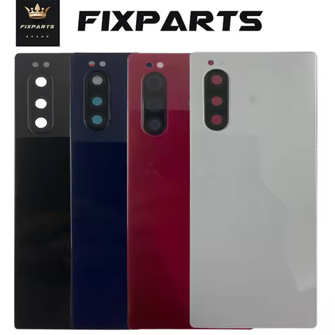 6.1" Glass Cover For Sony Xperia 5 Battery Cover Rear Door Housing Case J8210, J8270, J9210, SOV41 B