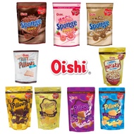 Oishi sponge pillows Chocolate Chips Durian Sandwich Strawberry Flavor Mocha 120g