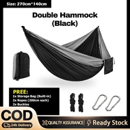 Double Person Camping Hammock Buaian Gantung Hammock Parachute Buaian Outdoor Hammock Gantung