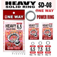 ONE WAY HEAVY SOLID Ring SD-08 HX