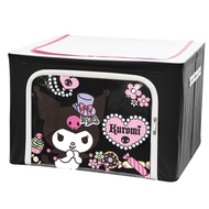 【收納王妃】(酷洛米) 三麗鷗Sanrio 牛津布收納箱66L 置物箱 整理箱 凱蒂貓