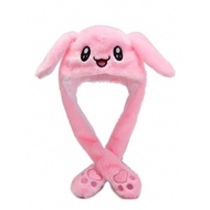 Pink bunny hat