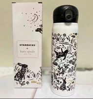 Starbucks星巴克 xkate spade 膳魔師 保溫杯 白色