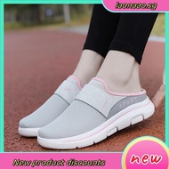 [35-42]lightweight women Half shoes mesh Slip on Shoes Causal shoes for women