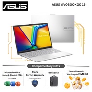 ASUS VivoBook Go 15 E1504F-ANJ871WMS 15.6'' FHD Laptop Cool Silver Ryzen 3 7320U, 8GB, 512GB SSD