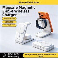 PISEN | 4-in-1 Wireless Magnetic Charger 30W