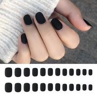 Black False Nail Extra Long Shiny Nail Easy Apply Ins Ballet Black Color False Fashion Nails U4q8