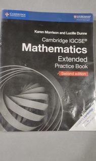 Cambridge IGCSE  Mathematics Extended Practice book