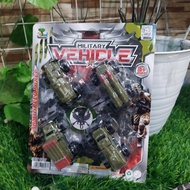 Mainan mobil truk rudal 4 pcs anak murah - diecast truk rudal anak
