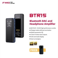 FiiO BTR15 Bluetooth 5.1 Receiver USB DAC AMP Hi-Res Headphone Amplifier 2* ES9219MQ DSD256 LDAC/apt