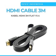 HDMI CABLE 3M HDMI CABLE 3M FLAT V1.4