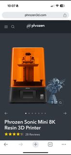 Phrozen mini 8k LCD光固化 3D 打印機