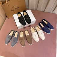 Lp Loafers Genuine Leather Small Leather Shoes Flat Shoes Women