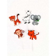 CAKE TOPPER CUPCAKE TOPPER/ ANIMAL TOPPER/