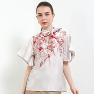 White Mode Amelia Blouses - DR Flower Daisy Blouse - Women's Clothing, Girls' Blouses White Blouse W