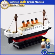 Titanic Block Titanic Model City Movies Series Mini Cruise Ship Model Set Building Blocks Toys