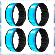 [W F S B] Outdoor Sports for Night Riding LED Reflective Strip 4PCS 35x4cm Animal Foot Wraps Horse A