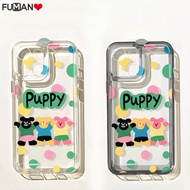 Cartoon Colorful Polka Dot Puppy Phone Case For Honor 200 Pro 200 Lite 100 90 80 70 60 50 30 20 Pro 