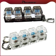 [Phenovo] Keyboard Fidget Clicker Toy Keychain Decompression Button Finger Clicker Toy