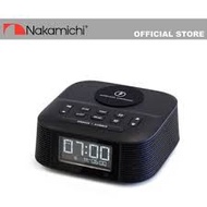 Nakamichi Bluetooth Clock Radio Alarm Speaker With Wireless Charging CRS8-QI