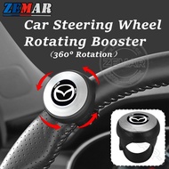 Mazda Car Steering Wheel Spinner Knob 360 ° Rotation Steering Wheel Assist Ball Handle Power Ball Un