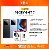 Realme GT 7 5G (12+12GB) Dynamic RAM + 512GB ROM l Mediatek Dimensity 9400e l 7000mAh Titan Battery 