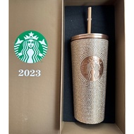 Starbucks - Champagne Gold Rhinestone Tumbler edition!