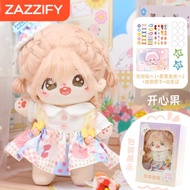 Zazzify Girls Toys Cute Doll Cotton Doll Fashion 20cm Cotton Plushie Doll with Clothes Squishy Doll Snowball Fuggler Doll