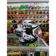 DISCOUNT_ NHK GLADIATOR DRC WHITE DOUBLE VISOR FULL BOX HELMET _COD AVAILABLE