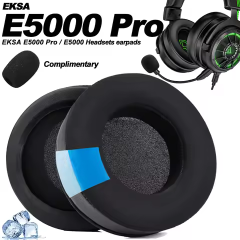 EKSA E5000 Pro / E5000 Earphone pads For replacement Earpads headphones Mesh cloth Memory Covers Spo