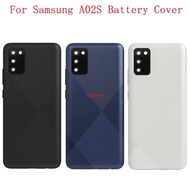 HAmy-Back Battery Cover Rear Door Panel Housing Case For Samsung A02S A025F Battery Cover Replacemen