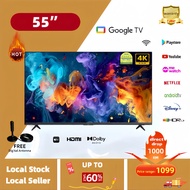 Smart TV 4K UHD 55inch Google TV | Android TV | Digital TV | Wifi |Netflix&Youtube | Dolby Audio