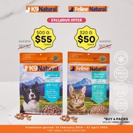 [Limited Time: Buy 4 get 1 FOC] Feline / K9 Natural® Freeze-Dried Dry Cat &amp; Dog Food (Beef and Hoki Only!)