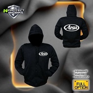 เสื้อการ์ด ARAI SUPER BLACK รุ่น Full Option (พร้อมส่งทันที)