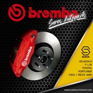 brembo จานเบรค หน้า TOYOTA VIGO REVO FORTUNER 4WD ตรงรุ่น 09.A634.11 - จานเบรก เบรมโบ้ โตโยต้า วีโก้