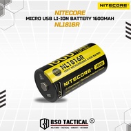 NITECORE Rechargeable Battery 18350 Li-Ion 3.6V 1600mAh 1 PCS
