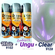 PAKET Diton Premium Putih White 9102 + Lembayung Violet 9200* + Clear 9128
