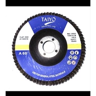 Flap Disc Taiyo 4" 60 4 inch flap disc 4 inch grit 60