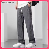 Retro Seluar Slack Lelaki Straight Cut Pants Men Cotton Long Pants Men Cotton Pants Casual Seluar Pa