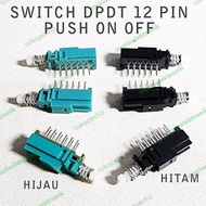 2x6 12p switch 12pin switch/ 2x6 dpdt switch/ 12p on-off press switch/