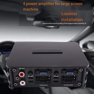 DC-12V 4CH Power Amplifier RMS 4x60W Car Audio Lossless Upgrade Plug and Play Audio Amplifier for Ca