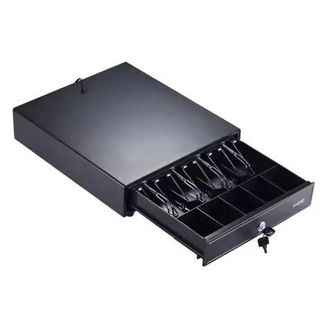 330A pos 4 banknotes 5 coins Metal cash tray Cash register with drawer Cash drawer