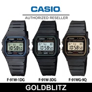 Casio General F-91W Black Resin Band Men Youth Watch Vintage Retro F-91W-1 F-91W-3 F-91WG-9 F91 F91W