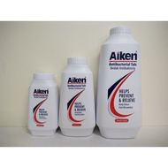 ANTIBACTERIAL TALC AIKEN HELPS PREVENT AND RELIEVE   AIKEN  NATURALLY