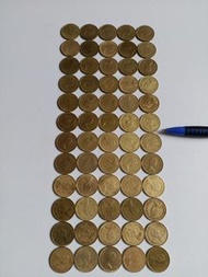 香港:前殖民地:(銅5毫硬幣):風水錢:小皇冠:(全部1977年):女皇頭:硬幣表面及底板非常良好:(可散買30個):共60個